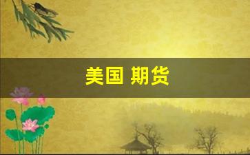 美国 期货(美国期货行情)_https://www.wguangz.com_大商所_第1张